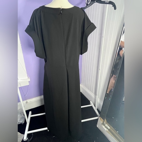 Fashion to Figure Split Front Black Knit Tunic Top NWT Bikercore Trendy layer - Picture 5 of 10